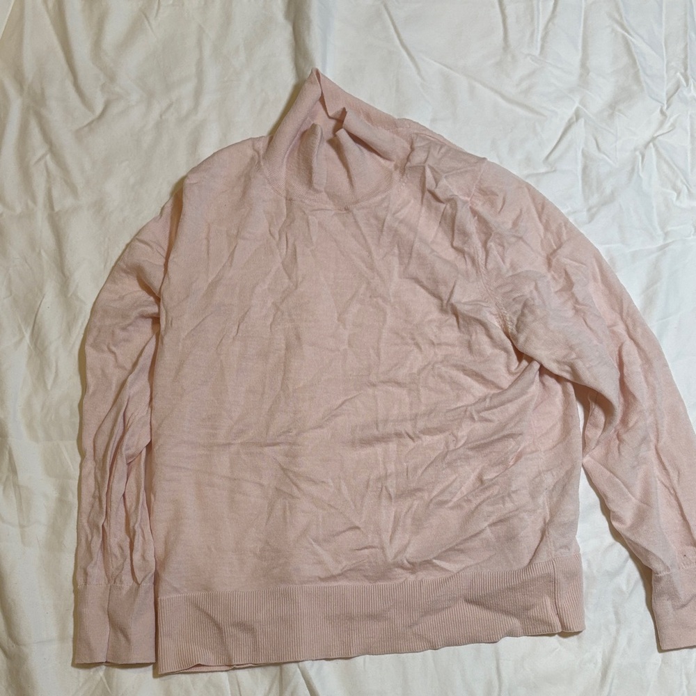 Banana Republic Light Pink Merino Wool Sweater